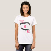 Eyebrows zusters not Twins T-shirt (Voorkant volledig)