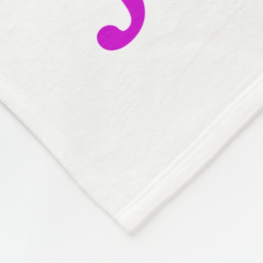 Eyecatching Artistic Line Pattern Butterfly + Name Fleece Deken (Hoek)