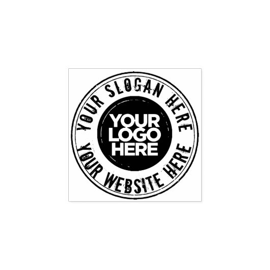 Eyecatching Bold Verdrietig Ronde Gepersonaliseerd Rubberstempel (Afrduk)