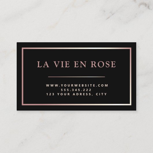 Eyecatching Modern Elegant professional Visitekaartje (Achterkant)