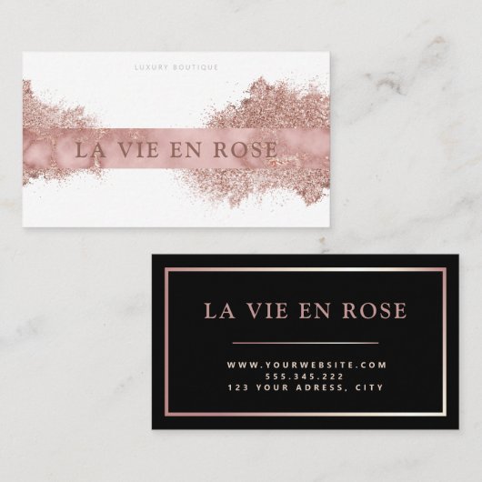 Eyecatching Modern Elegant professional Visitekaartje (Voorkant / Achterkant)