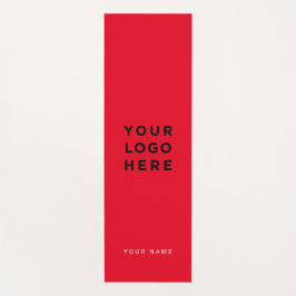 Eyecatching Red Business Logo Naam Instagram Yogamat