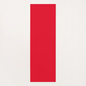 Eyecatching Red Business Logo Naam Instagram Yogamat (Achterkant)