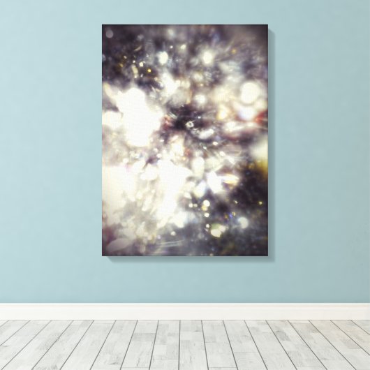 Eyed Kunstwerk van Eagle Canvas Afdruk (Insitu (Houten vloer))