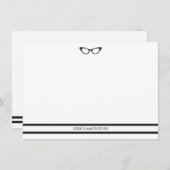 Eyeglassekaarten Notitiekaartje (Voorkant / Achterkant)