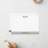 Eyeglassekaarten Notitiekaartje (Voorkant / Achterkant in situ)