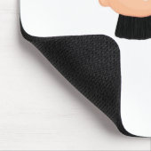 Eyeglassen en gezicht met Mustache Muismat (Hoek)