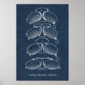eyeglassen Oogarts of Opticiens Kantoor Poster (Voorkant)