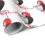 Eyeglassen op ballonvaarding cadeaupapier (Rol Hoek)