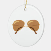 Eyeglassen van politie keramisch ornament (Links)