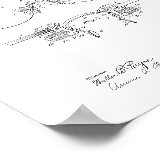 Eyeglassenoctrooi Poster (Hoek)