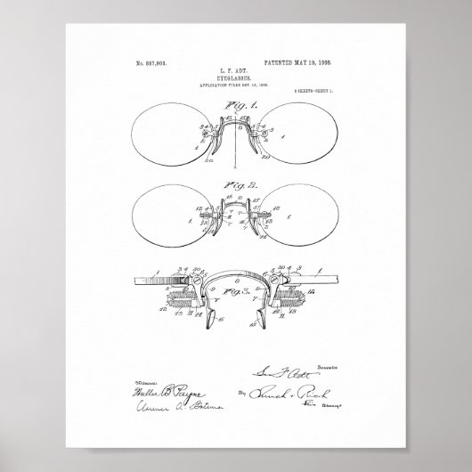 Eyeglassenoctrooi Poster (Voorkant)