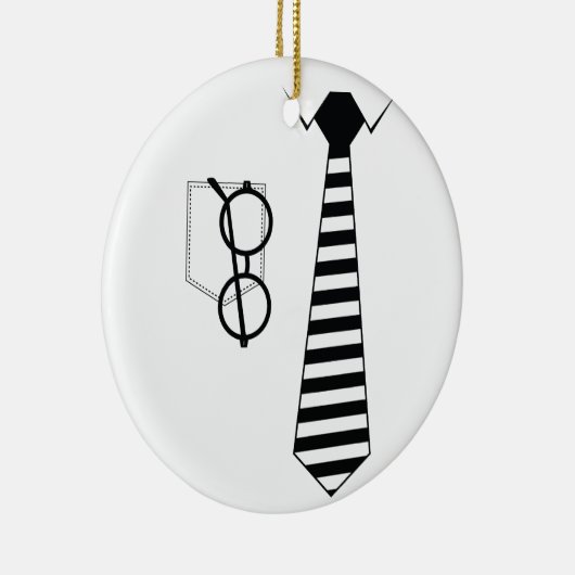 EyeglassenStropdas Keramisch Ornament (Rechts)