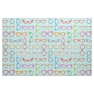 Eyeglasses Retro Modern Hipster met Blue Gingham Stof