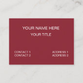 Eyeglasses Spectacles Specs Glasses Optometrist Visitekaartje (Achterkant)