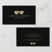 Eyegoedbril Opticiengoud Visitekaartje (Voorkant / Achterkant)