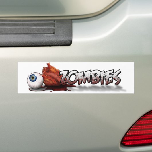 EyeHeartZombies Bumpersticker (Op auto)