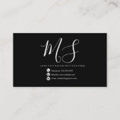 Eyelash Artist Extensions Makeup Artist Tropisch B Visitekaartje (Achterkant)