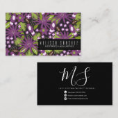 Eyelash Artist Extensions Makeup Artist Tropisch B Visitekaartje (Voorkant / Achterkant)