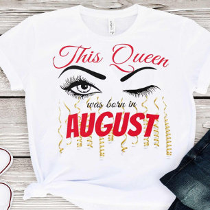 Eyelash Birthday Queen 18th   21e   30e   40e T-shirt