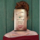 Eyelash Brow Makeup Logo QRCode Lip Roos Glitter Visitekaartje