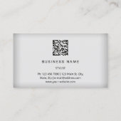 Eyelash Brow Microblade QR Logo Blue Lashes Visitekaartje (Achterkant)