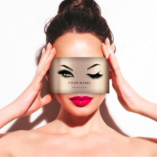 Eyelash Brows Microblade Hair QRCODE Logo Roos Visitekaartje