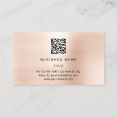 Eyelash Brows Microblade. QR CODE Logo Roos Visitekaartje (Achterkant)