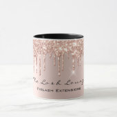 Eyelash Drift Beauty Studio-Roos GoldSpark Glitter Mok (Midden)