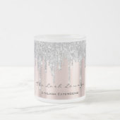 Eyelash ExAttentie Beauty Roos Spark Makeup Grey Matglas Koffiemok (Center)