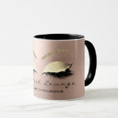 Eyelash ExAttentie Beauty Studio Coffe Eye Glitter Mok (Voorkant rechts)