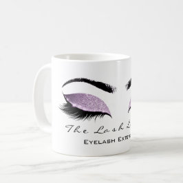 Eyelash ExAttentie Beauty Studio Glitter Koffiemok