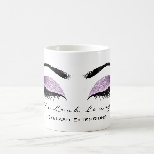 Eyelash ExAttentie Beauty Studio Glitter Koffiemok (Center)