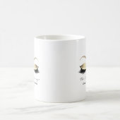 Eyelash Extension Beauty Studio Gold Glitter Koffiemok (Center)