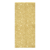 Eyelash Extension Black & Gold Salon Price List Reclamekaart (Achterkant)