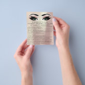 EYELASH EXTENSION CONSENT, RELEASE AND WAIVER Gree Flyer (Hand)