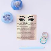 EYELASH EXTENSION CONSENT, RELEASE AND WAIVER Gree Flyer (Enkel)