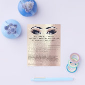 EYELASH EXTENSION CONSENT, RELEASE AND WAIVER Roos Flyer (Enkel)