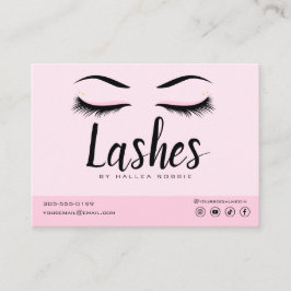 Eyelash Extension Instructions Nazorg Lash Logo Visitekaartje