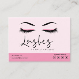 Eyelash Extension Instructions Nazorg Lash Logo Visitekaartje