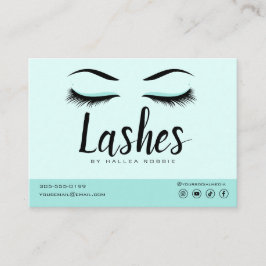 Eyelash Extension Instructions Nazorg Lash Logo Visitekaartje