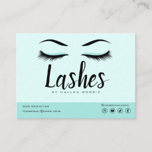 Eyelash Extension Instructions Nazorg Lash Logo Visitekaartje