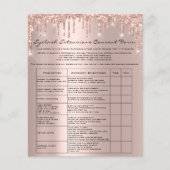 Eyelash Extension Liability Waiver Agreement Roos Flyer (Voorkant)