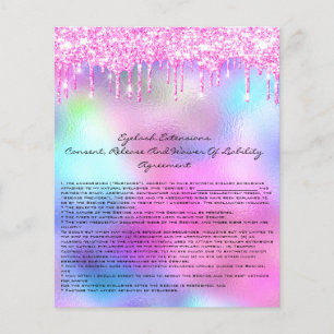 Eyelash Extension Liability Waiver Roos Drivers Flyer