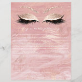 Eyelash Extension Liability Waiver Roos Marble2 Flyer (Achterkant)
