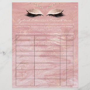 Eyelash Extension Liability Waiver Roos Marble2 Flyer
