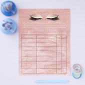 Eyelash Extension Liability Waiver Roos Marble2 Flyer (Enkel)