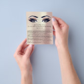 Eyelash Extension Liability Waiver Roos Pearly Flyer (Hand)