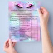 Eyelash Extension Liability Waiver Roos Roze Flyer (Hand)