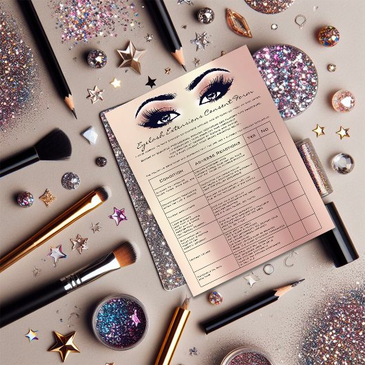 Eyelash Extension Liability Waiver Roos Skinny Flyer